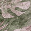 Piper Looms Chantille Floral ACN1887 Olive Machine Washable Area Rug Swatch Image
