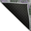 Piper Looms Chantille Geometric ACN1888 Emerald Machine Washable Area Rug Backing Image