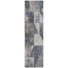 Piper Looms Chantille Geometric ACN1888 Gray Machine Washable Area Rug Runner Main Image