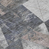 Piper Looms Chantille Geometric ACN1888 Gray Machine Washable Area Rug Swatch Image