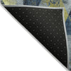 Piper Looms Chantille Geometric ACN1888 Navy Machine Washable Area Rug Backing Image