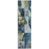 Piper Looms Chantille Geometric ACN1888 Navy Machine Washable Area Rug Runner Main Image