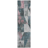 Piper Looms Chantille Geometric ACN1888 Seafoam Machine Washable Area Rug Runner Main Image