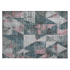 Piper Looms Chantille Geometric ACN1888 Seafoam Machine Washable Area Rug Scatter Main Image