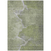 Piper Looms Chantille Abstract ACN1889 Green Machine Washable Area Rug main image