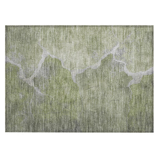 Piper Looms Chantille Abstract ACN1889 Green Machine Washable Area Rug Scatter Main Image