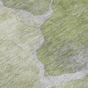Piper Looms Chantille Abstract ACN1889 Green Machine Washable Area Rug Swatch Image