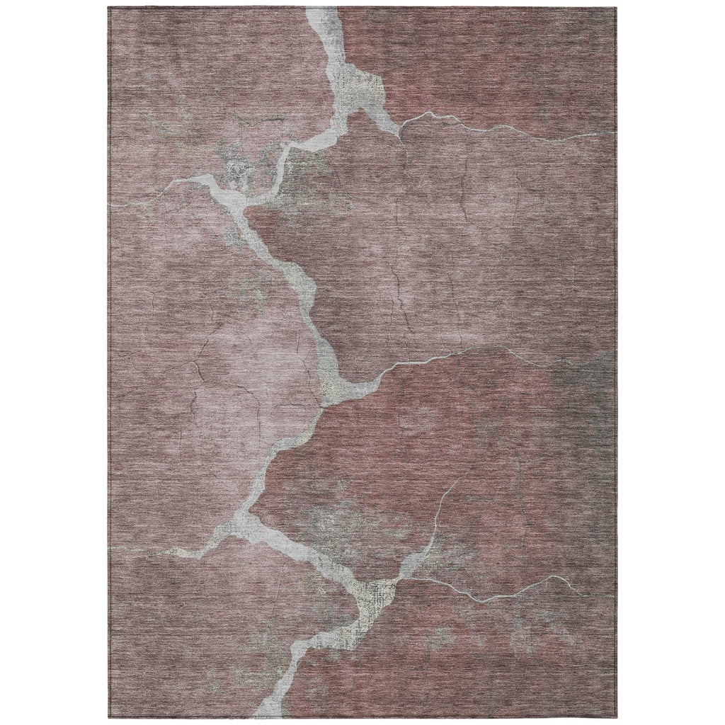 Piper Looms Chantille Abstract ACN1889 Mauve Machine Washable Area Rug main image