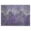 Piper Looms Chantille Abstract ACN1889 Purple Machine Washable Area Rug Scatter Main Image