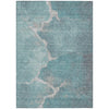 Piper Looms Chantille Abstract ACN1889 Teal Machine Washable Area Rug main image