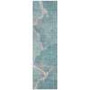 Piper Looms Chantille Abstract ACN1889 Teal Machine Washable Area Rug Runner Main Image