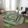 Piper Looms Chantille Aztec ACN1890 Aloe Machine Washable Area Rug Lifestyle Image Feature