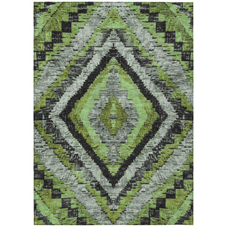 Piper Looms Chantille Aztec ACN1890 Aloe Machine Washable Area Rug main image