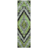 Piper Looms Chantille Aztec ACN1890 Aloe Machine Washable Area Rug Runner Main Image
