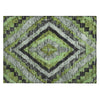 Piper Looms Chantille Aztec ACN1890 Aloe Machine Washable Area Rug Scatter Main Image
