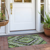 Piper Looms Chantille Aztec ACN1890 Aloe Machine Washable Area Rug Scatter Outdoor Lifestyle Image Feature