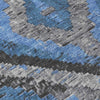 Piper Looms Chantille Aztec ACN1890 Blue Machine Washable Area Rug Swatch Image