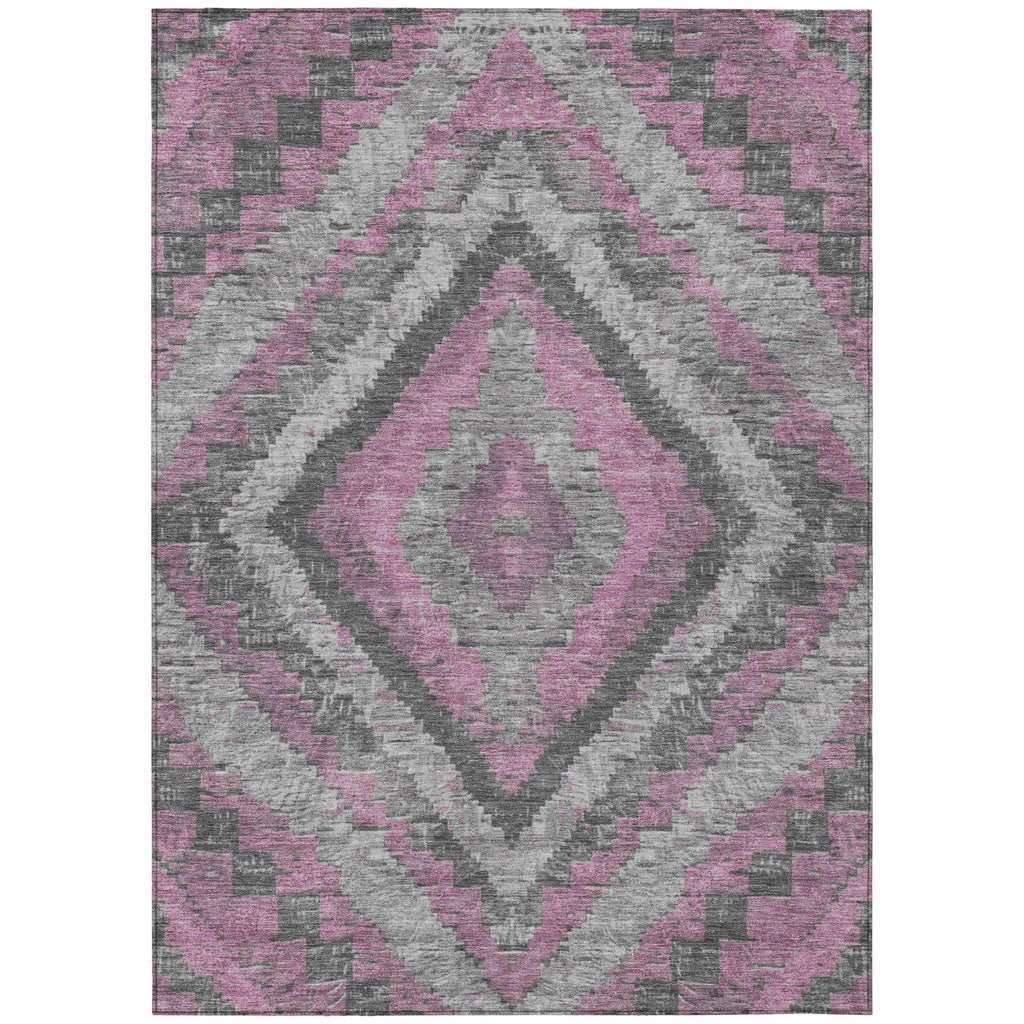 Piper Looms Chantille Aztec ACN1890 Blush Machine Washable Area Rug main image