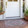 Piper Looms Chantille Aztec ACN1890 Blush Machine Washable Area Rug Scatter Outdoor Lifestyle Image Feature