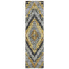 Piper Looms Chantille Aztec ACN1890 Gold Machine Washable Area Rug Runner Main Image