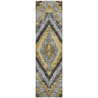 Piper Looms Chantille Aztec ACN1890 Gold Machine Washable Area Rug Runner Main Image