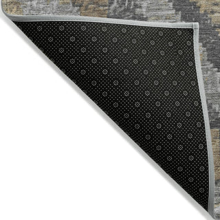 Piper Looms Chantille Aztec ACN1890 Khaki Machine Washable Area Rug Backing Image