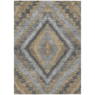 Piper Looms Chantille Aztec ACN1890 Khaki Machine Washable Area Rug main image