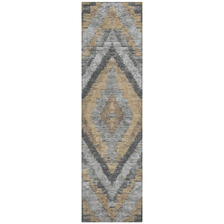 Piper Looms Chantille Aztec ACN1890 Khaki Machine Washable Area Rug Runner Main Image