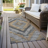 Piper Looms Chantille Aztec ACN1890 Khaki Machine Washable Area Rug Runner Outdoor Lifestyle Image Feature