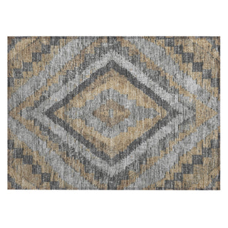 Piper Looms Chantille Aztec ACN1890 Khaki Machine Washable Area Rug Scatter Main Image