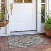 Piper Looms Chantille Aztec ACN1890 Khaki Machine Washable Area Rug Scatter Outdoor Lifestyle Image Feature