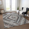 Piper Looms Chantille Aztec ACN1890 Taupe Machine Washable Area Rug Lifestyle Image Feature