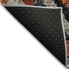 Piper Looms Chantille Aztec ACN1890 Terracotta Machine Washable Area Rug Backing Image