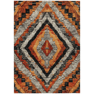 Piper Looms Chantille Aztec ACN1890 Terracotta Machine Washable Area Rug main image