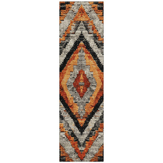 Piper Looms Chantille Aztec ACN1890 Terracotta Machine Washable Area Rug Runner Main Image