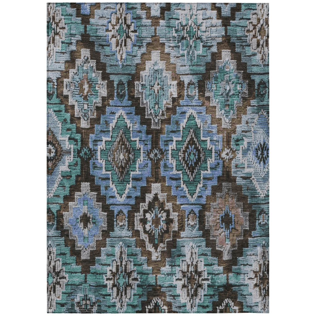 Piper Looms Chantille Aztec ACN1891 Brown Machine Washable Area Rug main image