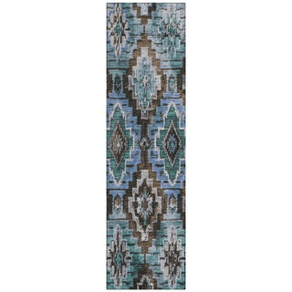 Piper Looms Chantille Aztec ACN1891 Brown Machine Washable Area Rug Runner Main Image