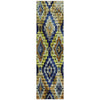 Piper Looms Chantille Aztec ACN1891 Navy Machine Washable Area Rug Runner Main Image