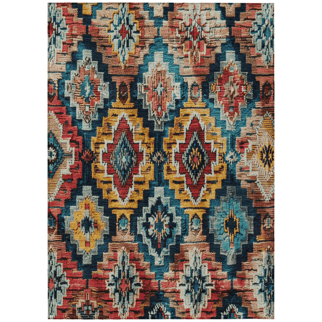 Piper Looms Chantille Aztec ACN1891 Rust Machine Washable Area Rug main image