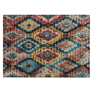 Piper Looms Chantille Aztec ACN1891 Rust Machine Washable Area Rug Scatter Main Image