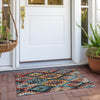 Piper Looms Chantille Aztec ACN1891 Rust Machine Washable Area Rug Scatter Outdoor Lifestyle Image Feature