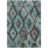 Piper Looms Chantille Aztec ACN1891 Teal Machine Washable Area Rug main image