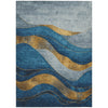 Piper Looms Chantille Swirls ACN1892 Blue Machine Washable Area Rug main image