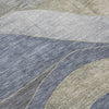 Piper Looms Chantille Swirls ACN1892 Denim Machine Washable Area Rug Swatch Image