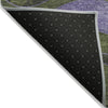 Piper Looms Chantille Swirls ACN1892 Olive Machine Washable Area Rug Backing Image