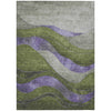 Piper Looms Chantille Swirls ACN1892 Olive Machine Washable Area Rug main image