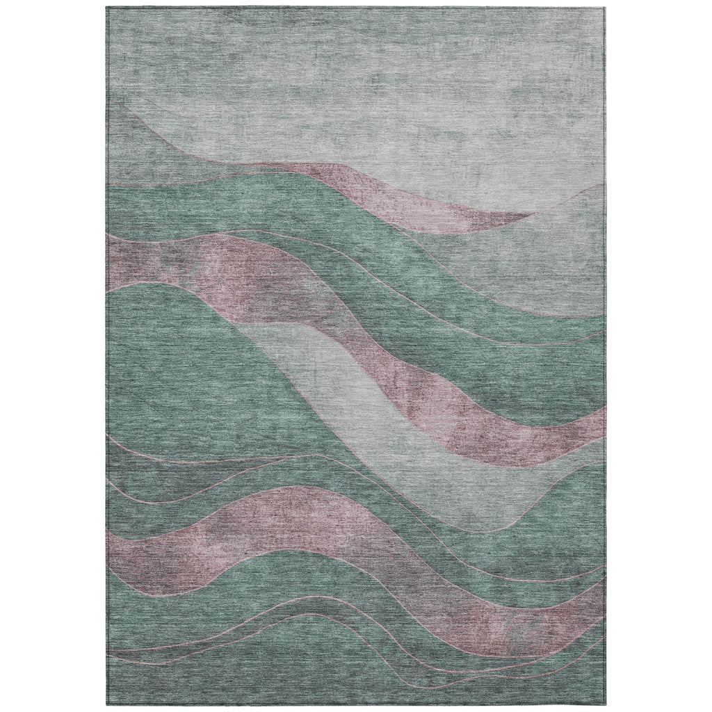 Piper Looms Chantille Swirls ACN1892 Sage Machine Washable Area Rug main image