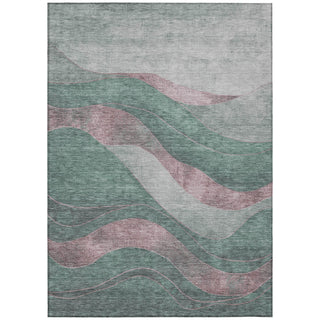 Piper Looms Chantille Swirls ACN1892 Sage Machine Washable Area Rug main image