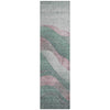 Piper Looms Chantille Swirls ACN1892 Sage Machine Washable Area Rug Runner Main Image