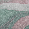 Piper Looms Chantille Swirls ACN1892 Sage Machine Washable Area Rug Swatch Image